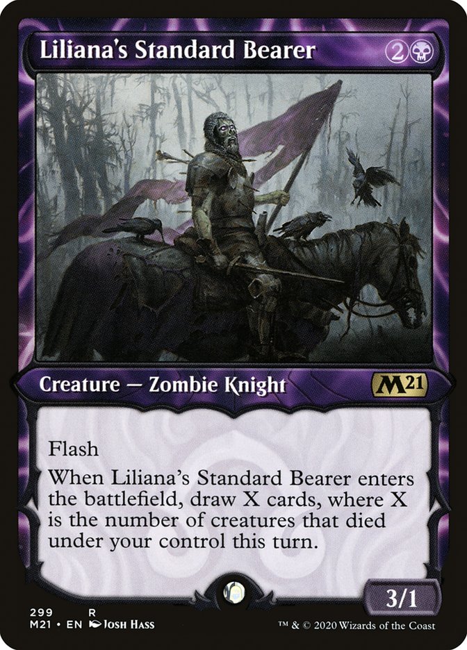 Liliana's Standard Bearer (Showcase) [Core Set 2021] - Magic: The Gathering - Card Brawlers | Quebec | Canada |