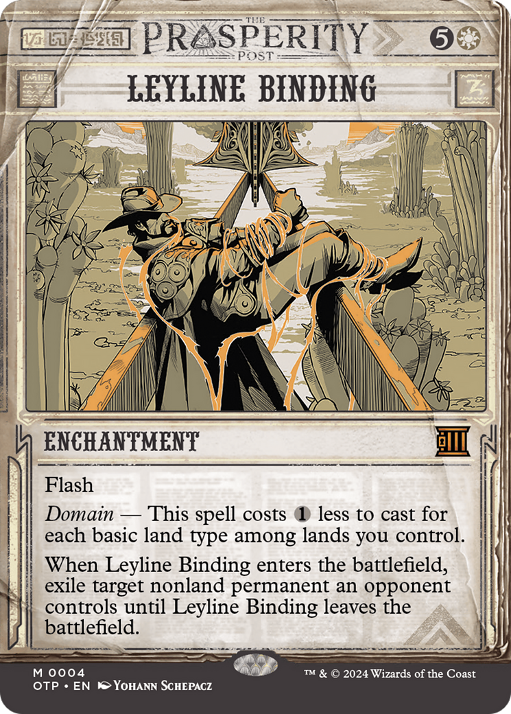 Leyline Binding [Outlaws of Thunder Junction: Breaking News] - Magic: The Gathering - Card Brawlers | Quebec | Canada |