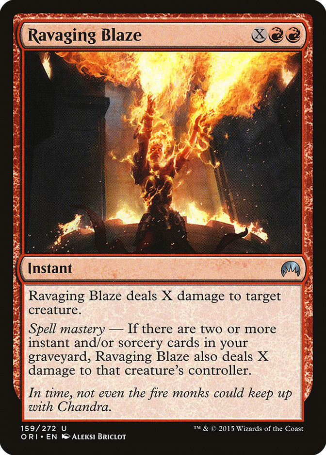 Ravaging Blaze [Magic Origins] - Magic: The Gathering - Card Brawlers | Quebec | Canada |
