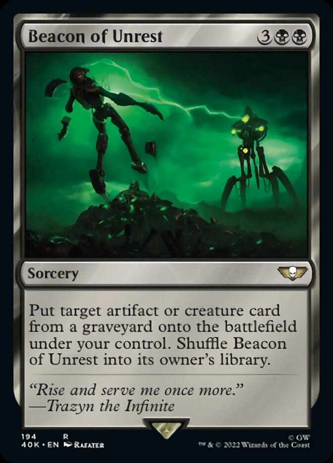 Beacon of Unrest (Surge Foil) [Warhammer 40,000] - Magic: The Gathering - Card Brawlers | Quebec | Canada |
