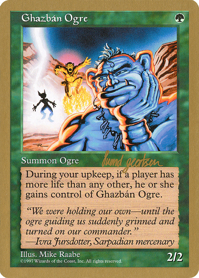 Ghazban Ogre (Svend Geertsen) [World Championship Decks 1997] - Magic: The Gathering - Card Brawlers | Quebec | Canada |