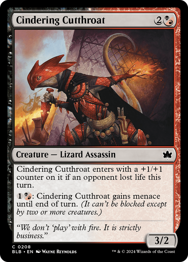 Cindering Cutthroat [Bloomburrow] - Magic: The Gathering - Card Brawlers | Quebec | Canada |
