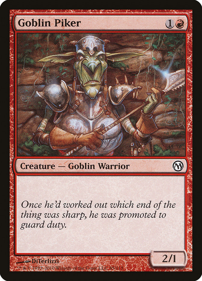Goblin Piker [Duels of the Planeswalkers] - Magic: The Gathering - Card Brawlers | Quebec | Canada |