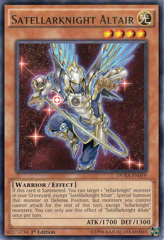 Satellarknight Altair [DUEA-EN019] Rare - Yu-Gi-Oh! - Card Brawlers | Quebec | Canada |