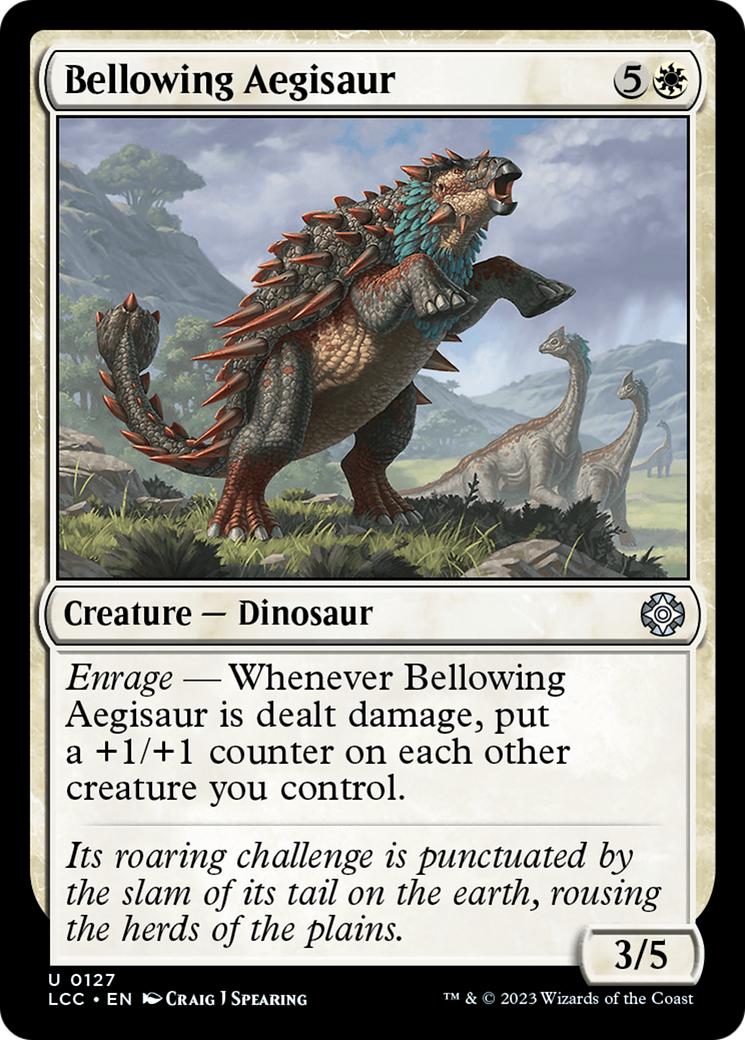 Bellowing Aegisaur [The Lost Caverns of Ixalan Commander] - Magic: The Gathering - Card Brawlers | Quebec | Canada |