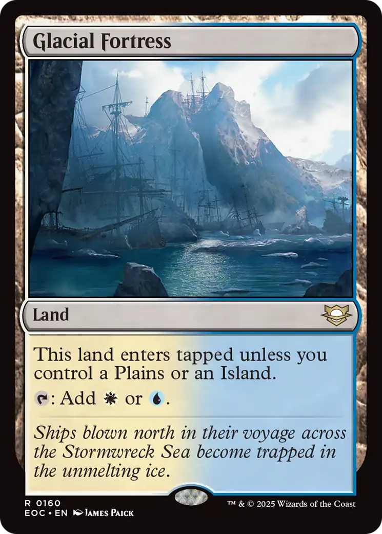 Glacial Fortress [Edge of Eternities Commander] - Magic: The Gathering - Card Brawlers | Quebec | Canada |