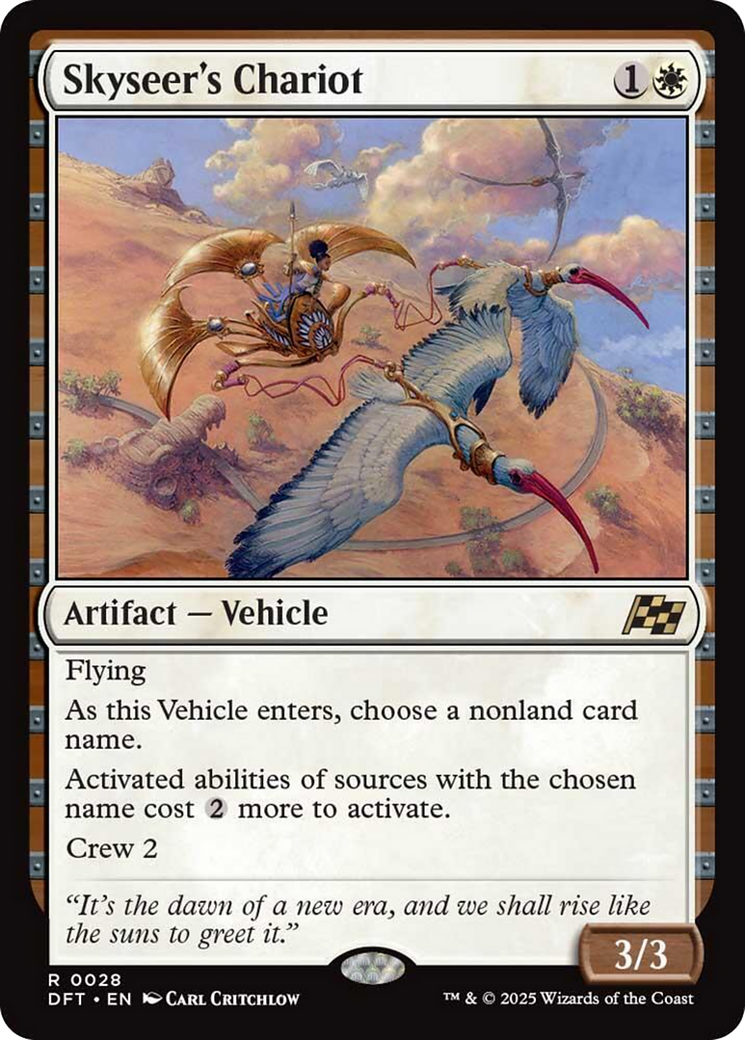 Skyseer's Chariot [Aetherdrift] - Magic: The Gathering - Card Brawlers | Quebec | Canada |
