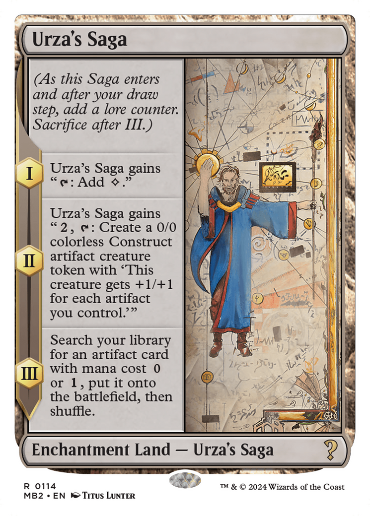 Urza's Saga (White Border) [Mystery Booster 2] - Magic: The Gathering - Card Brawlers | Quebec | Canada |