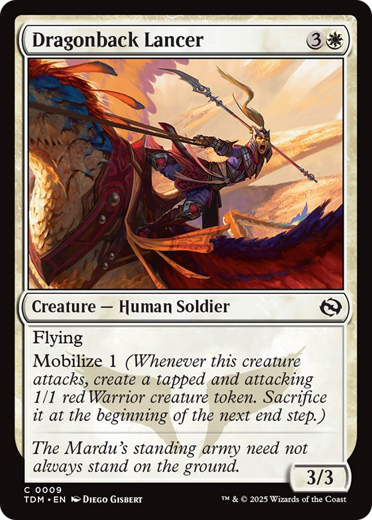 Dragonback Lancer [Tarkir: Dragonstorm] - Magic: The Gathering - Card Brawlers | Quebec | Canada |