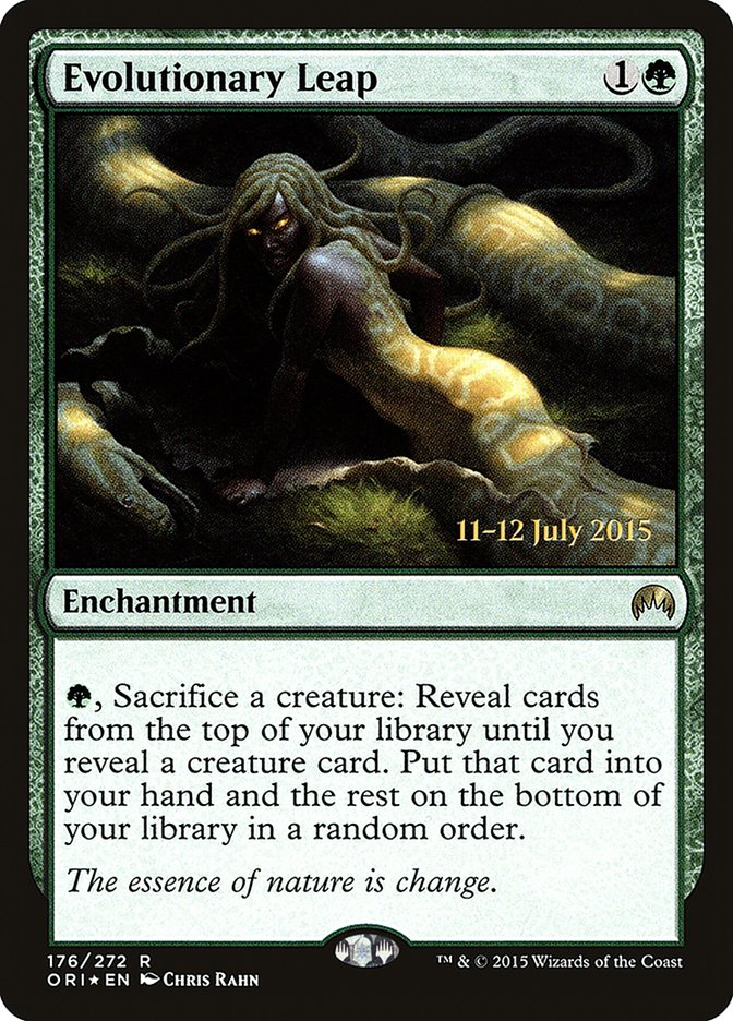 Evolutionary Leap [Magic Origins Prerelease Promos] - Magic: The Gathering - Card Brawlers | Quebec | Canada |