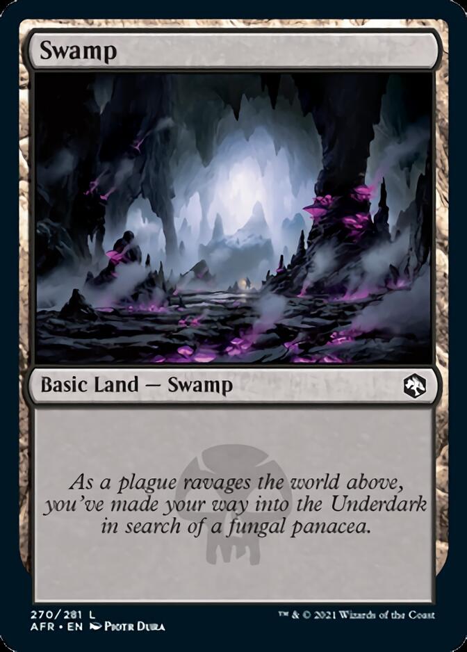 Swamp (270) [Dungeons & Dragons: Adventures in the Forgotten Realms] - Magic: The Gathering - Card Brawlers | Quebec | Canada |