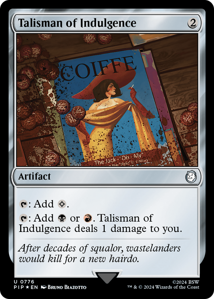 Talisman of Indulgence (Surge Foil) [Fallout] - Magic: The Gathering - Card Brawlers | Quebec | Canada |