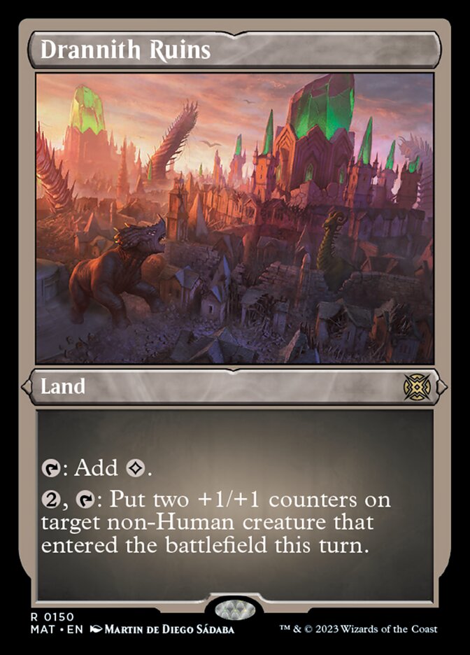 Drannith Ruins (Foil Etched) [March of the Machine: The Aftermath] - Magic: The Gathering - Card Brawlers | Quebec | Canada |