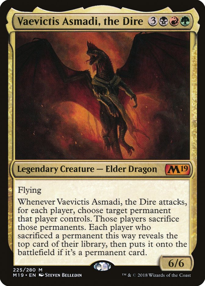 Vaevictis Asmadi, the Dire [Core Set 2019] - Magic: The Gathering - Card Brawlers | Quebec | Canada |