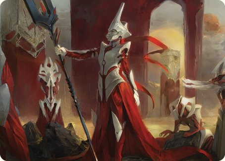 Porcelain Zealot Art Card [Phyrexia: All Will Be One Art Series] - Magic: The Gathering - Card Brawlers | Quebec | Canada |