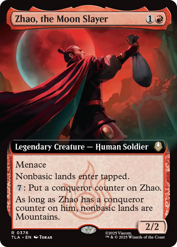 Zhao, the Moon Slayer (Extended Art) [Avatar: The Last Airbender] - Magic: The Gathering - Card Brawlers | Quebec | Canada |