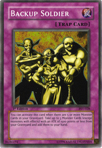 Backup Soldier [PSV-028] Super Rare - Yu-Gi-Oh! - Card Brawlers | Quebec | Canada |