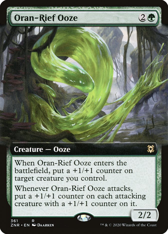 Oran-Rief Ooze (Extended Art) [Zendikar Rising] - Magic: The Gathering - Card Brawlers | Quebec | Canada |