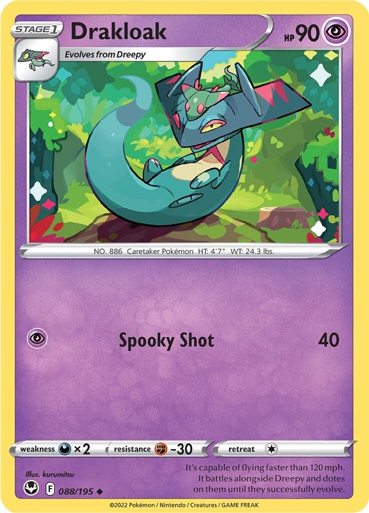 Drakloak (088/195) [Sword & Shield: Silver Tempest] - Pokémon - Card Brawlers | Quebec | Canada |