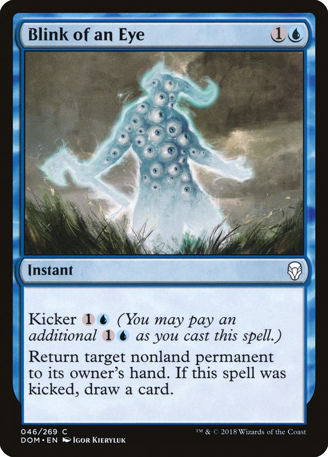 Blink of an Eye [Dominaria] - Magic: The Gathering - Card Brawlers | Quebec | Canada |