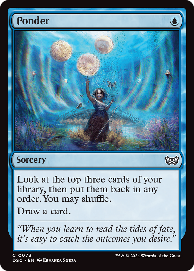 Ponder [Duskmourn: House of Horror Commander] - Magic: The Gathering - Card Brawlers | Quebec | Canada |