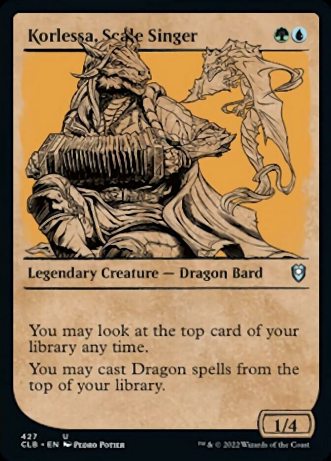 Korlessa, Scale Singer (Showcase) [Commander Legends: Battle for Baldur's Gate] - Magic: The Gathering - Card Brawlers | Quebec | Canada |