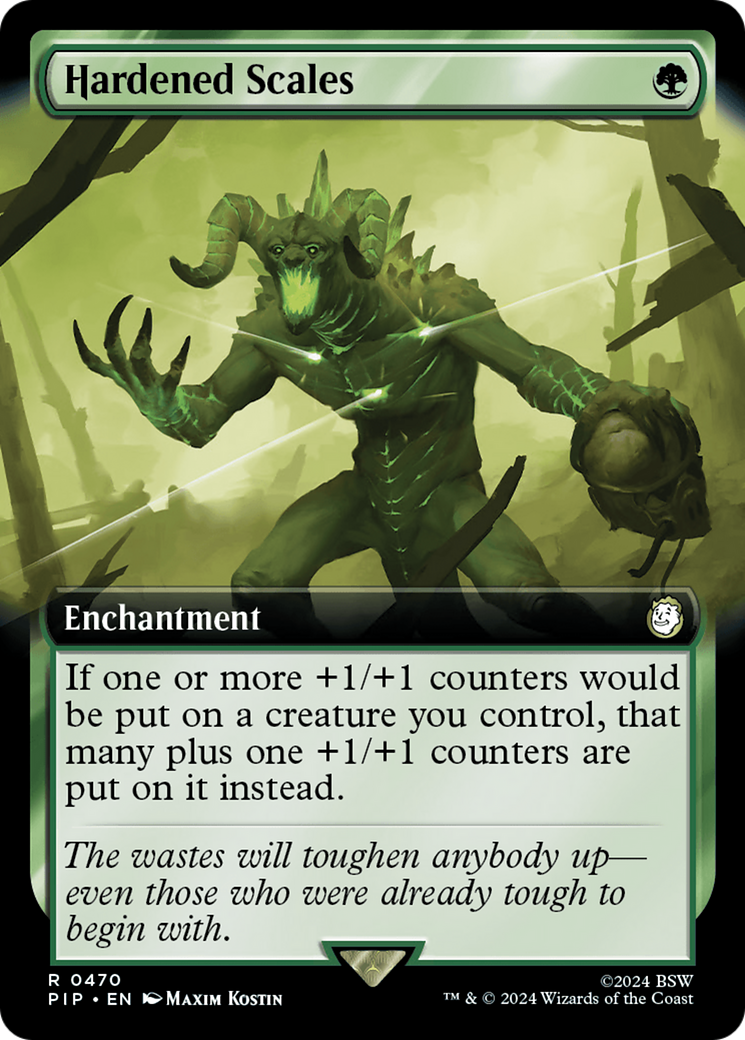 Hardened Scales (Extended Art) [Fallout] - Magic: The Gathering - Card Brawlers | Quebec | Canada |