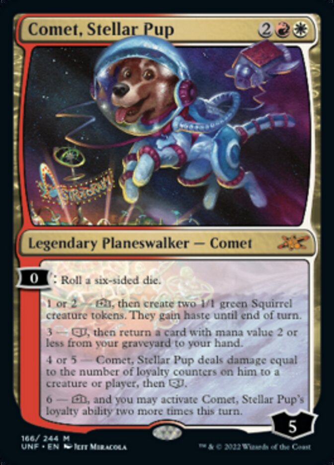 Comet, Stellar Pup [Unfinity] - Magic: The Gathering - Card Brawlers | Quebec | Canada |