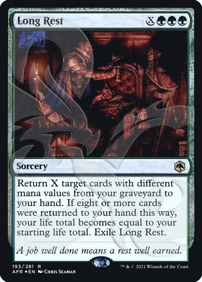Long Rest (Ampersand Promo) [Dungeons & Dragons: Adventures in the Forgotten Realms Promos] - Magic: The Gathering - Card Brawlers | Quebec | Canada |
