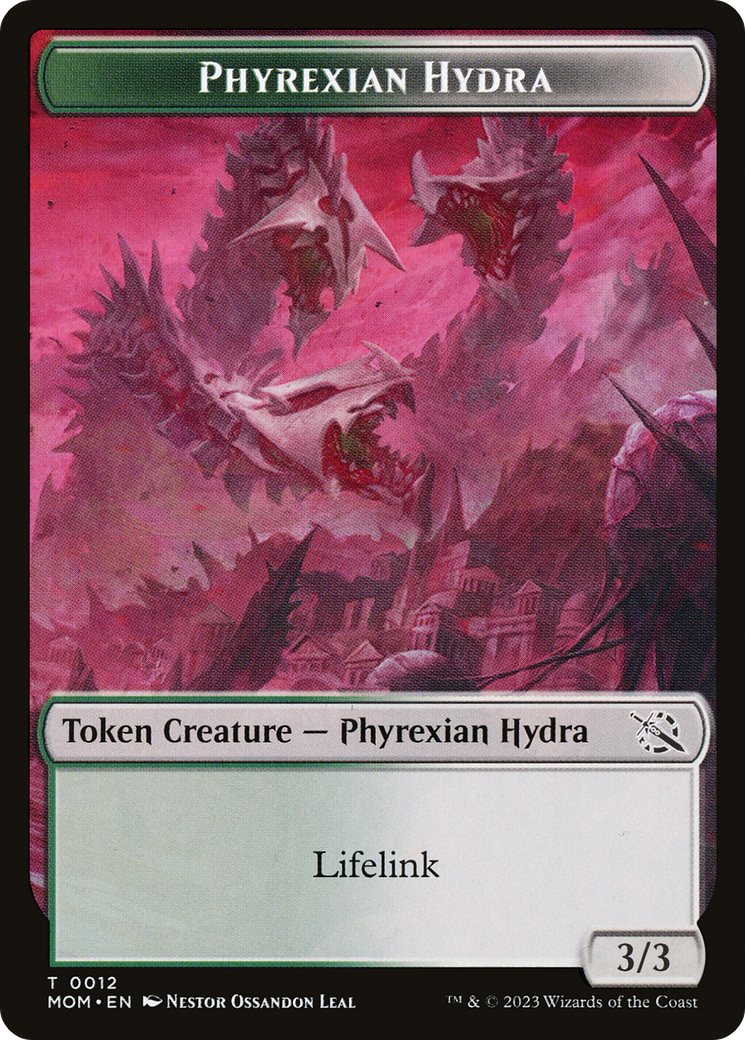 Treasure (20) // Phyrexian Hydra (12) Double-Sided Token [March of the Machine Tokens] - Magic: The Gathering - Card Brawlers | Quebec | Canada |