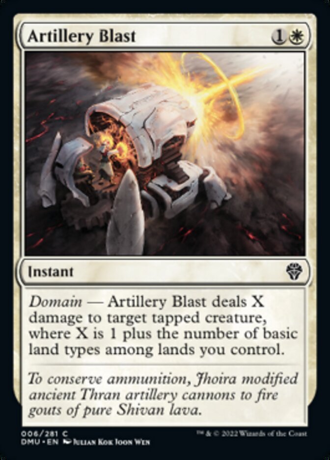 Artillery Blast [Dominaria United] - Magic: The Gathering - Card Brawlers | Quebec | Canada |