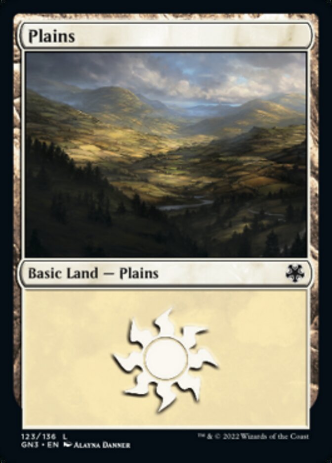 Plains (123) [Game Night: Free-for-All] - Magic: The Gathering - Card Brawlers | Quebec | Canada |