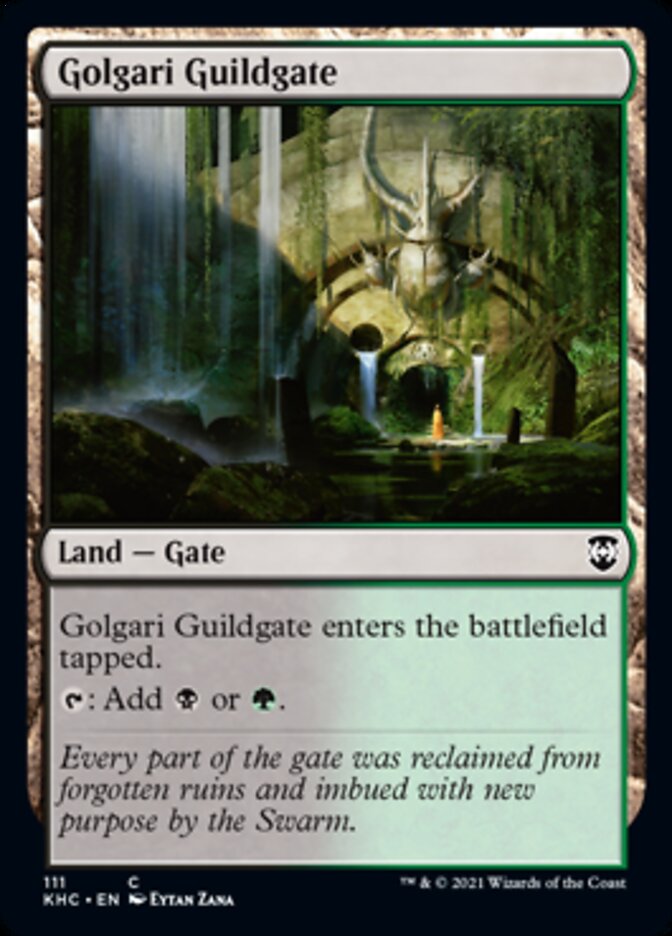 Golgari Guildgate [Kaldheim Commander] - Magic: The Gathering - Card Brawlers | Quebec | Canada |