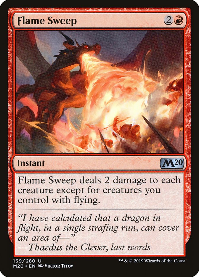 Flame Sweep [Core Set 2020] - Magic: The Gathering - Card Brawlers | Quebec | Canada |