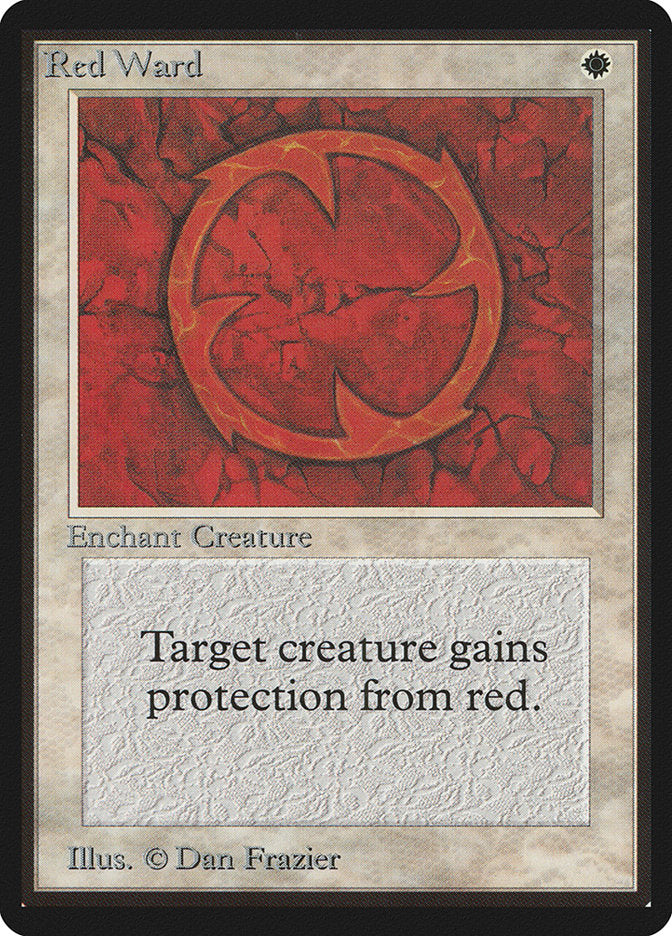 Red Ward [Beta Edition] - Magic: The Gathering - Card Brawlers | Quebec | Canada |