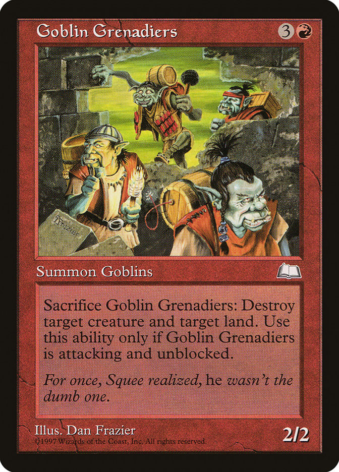 Goblin Grenadiers [Weatherlight] - Magic: The Gathering - Card Brawlers | Quebec | Canada |