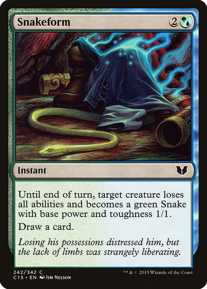 Snakeform [Commander 2015] - Magic: The Gathering - Card Brawlers | Quebec | Canada |