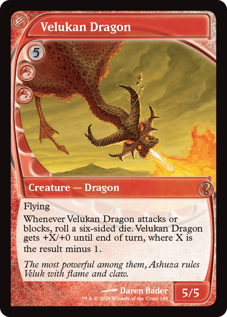 Velukan Dragon (Future Sight) [Mystery Booster 2] - Magic: The Gathering - Card Brawlers | Quebec | Canada |