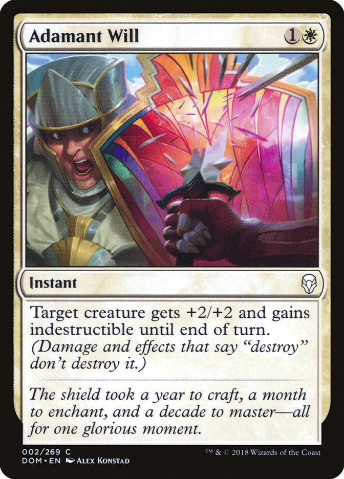 Adamant Will [Dominaria] - Magic: The Gathering - Card Brawlers | Quebec | Canada |