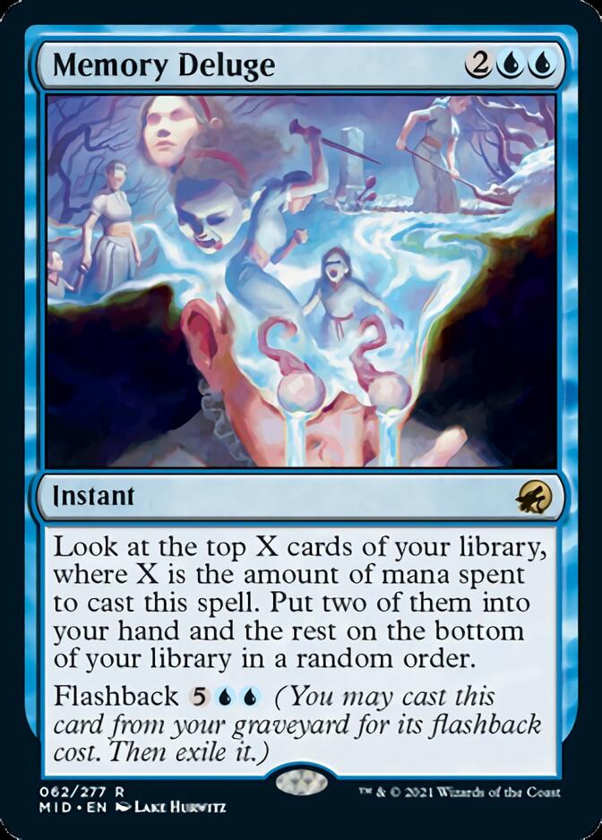 Memory Deluge [Innistrad: Midnight Hunt] - Magic: The Gathering - Card Brawlers | Quebec | Canada |