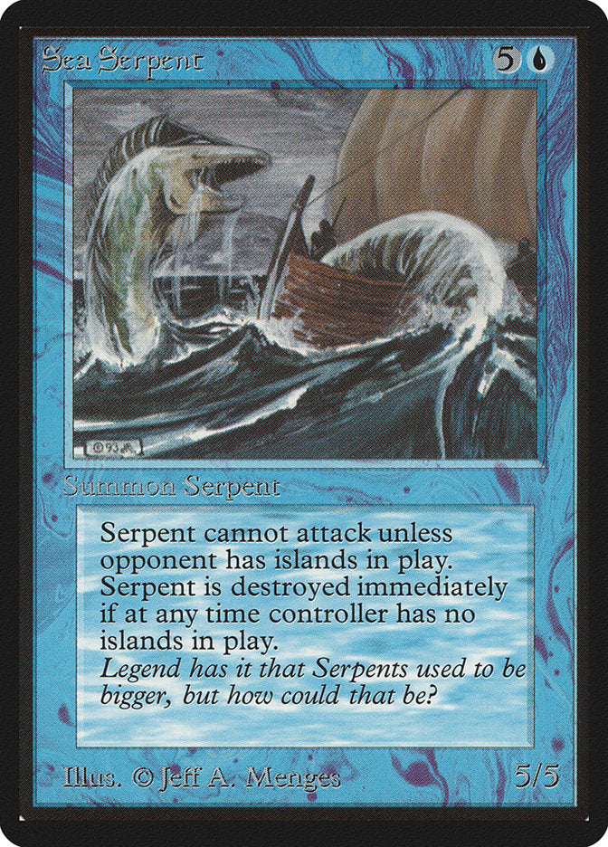 Sea Serpent [Beta Edition] - Magic: The Gathering - Card Brawlers | Quebec | Canada |