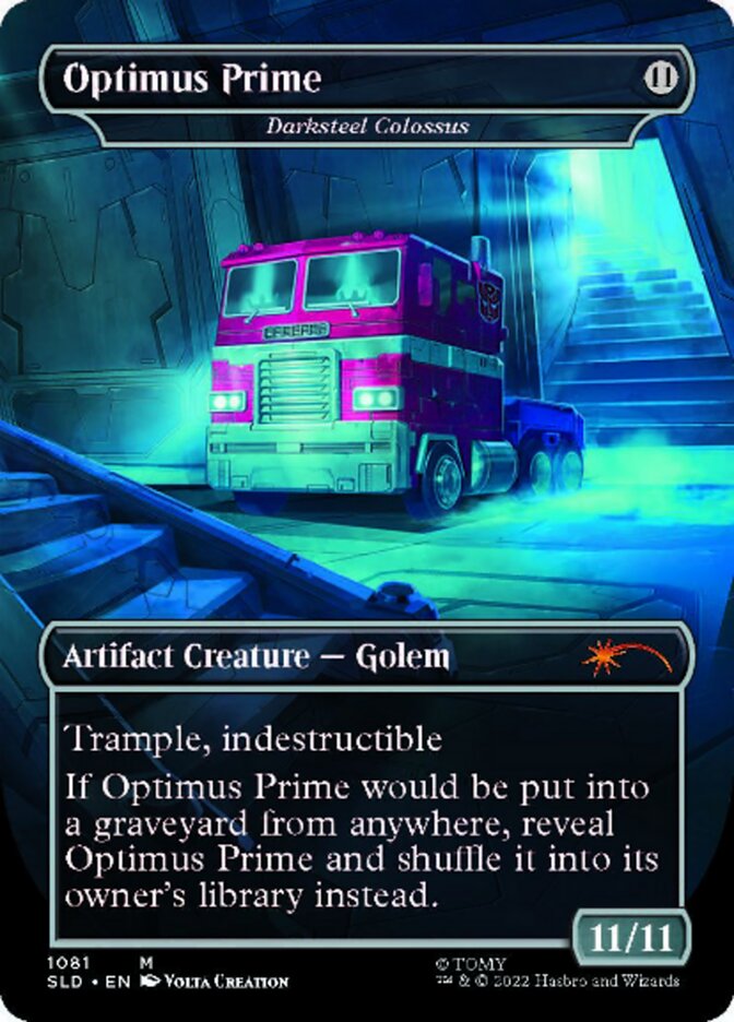 Darksteel Colossus - Optimus Prime (Borderless) [Secret Lair Drop Series] - Magic: The Gathering - Card Brawlers | Quebec | Canada |