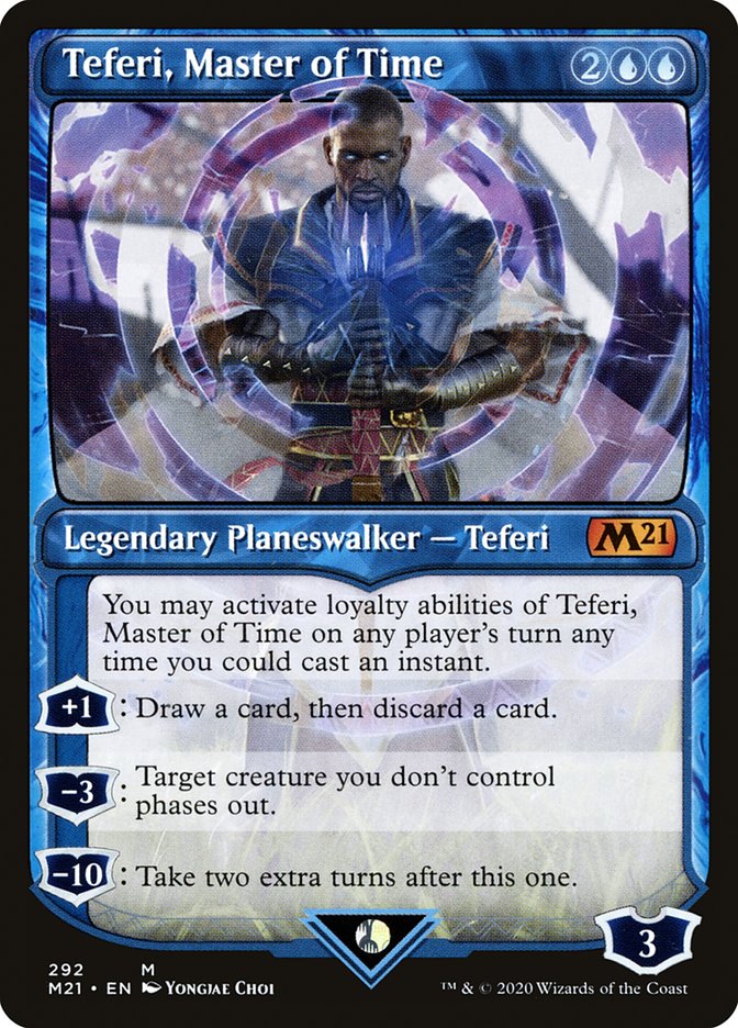 Teferi, Master of Time (Showcase) (292) [Core Set 2021] - Magic: The Gathering - Card Brawlers | Quebec | Canada |