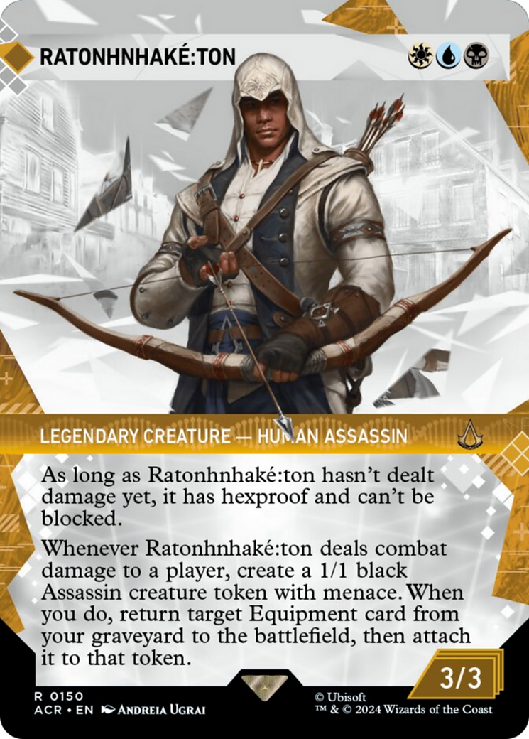 Ratonhnhake:ton (Showcase) [Assassin's Creed] - Magic: The Gathering - Card Brawlers | Quebec | Canada |