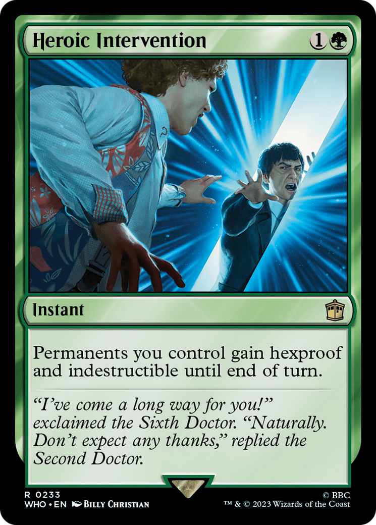 Heroic Intervention [Doctor Who] - Magic: The Gathering - Card Brawlers | Quebec | Canada |