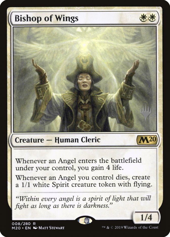 Bishop of Wings (Promo Pack) [Core Set 2020 Promos] - Magic: The Gathering - Card Brawlers | Quebec | Canada |