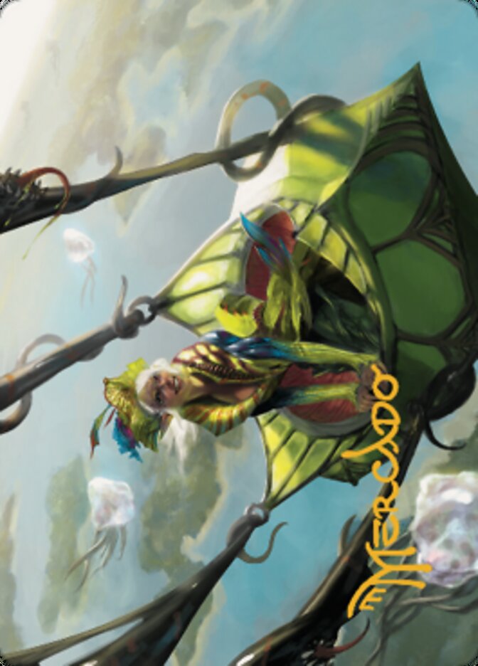 Nael, Avizoa Aeronaut Art Card (Gold-Stamped Signature) [Dominaria United Art Series] - Magic: The Gathering - Card Brawlers | Quebec | Canada |