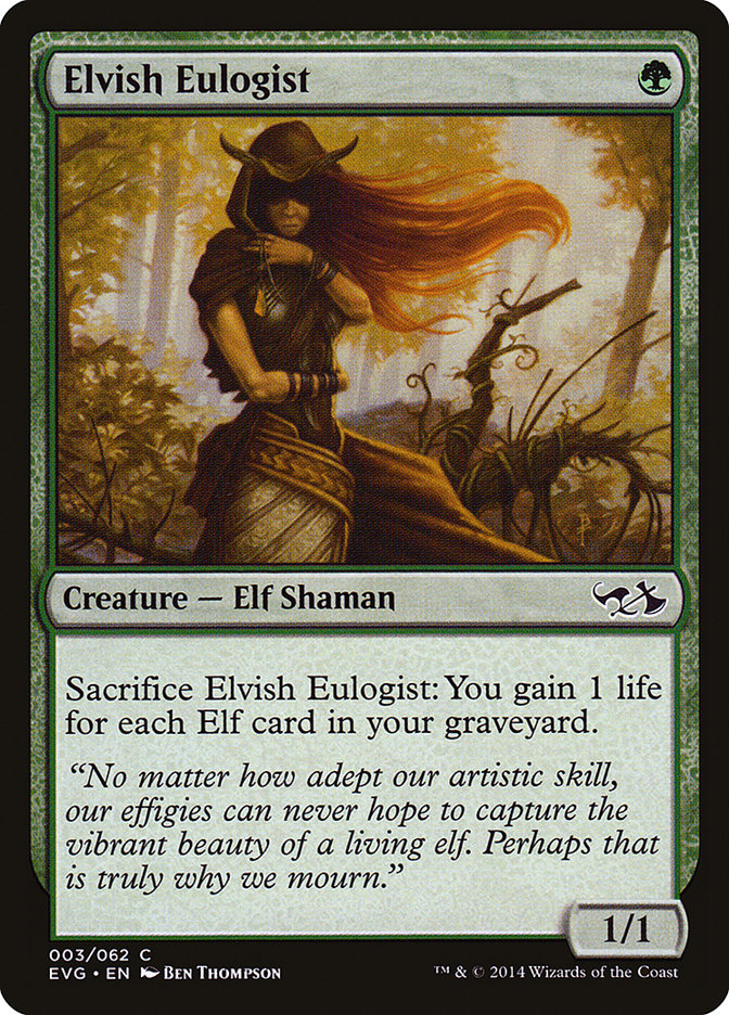 Elvish Eulogist (Elves vs. Goblins) [Duel Decks Anthology] - Magic: The Gathering - Card Brawlers | Quebec | Canada |