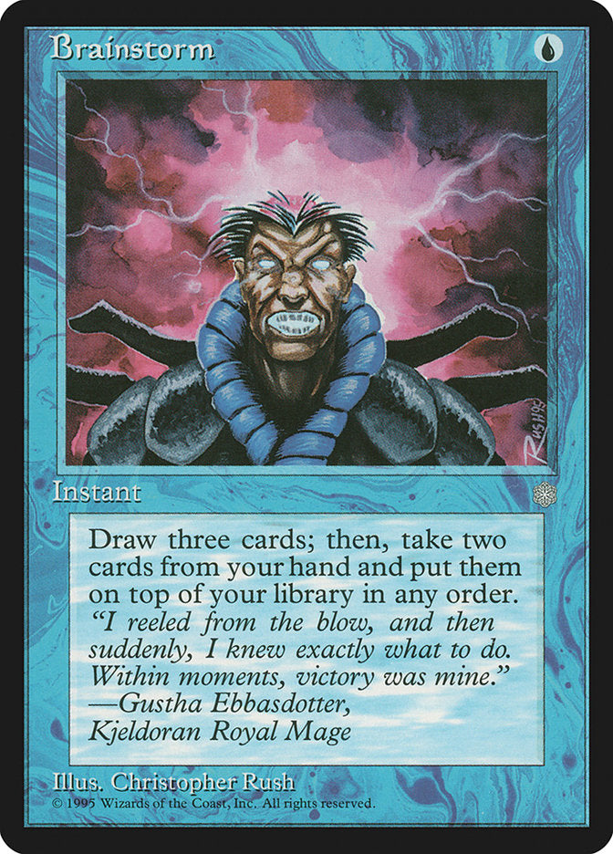 Brainstorm [Ice Age] - Magic: The Gathering - Card Brawlers | Quebec | Canada |