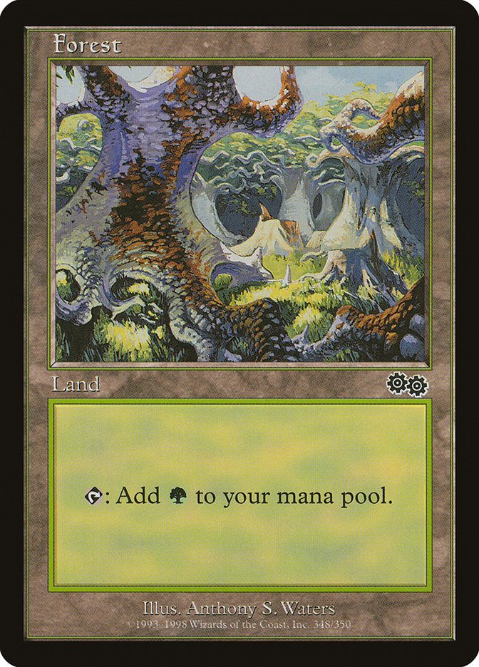Forest (348) [Urza's Saga] - Magic: The Gathering - Card Brawlers | Quebec | Canada |
